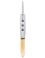 Dr. Slick Bishop Tweezers in Gold and Satin
